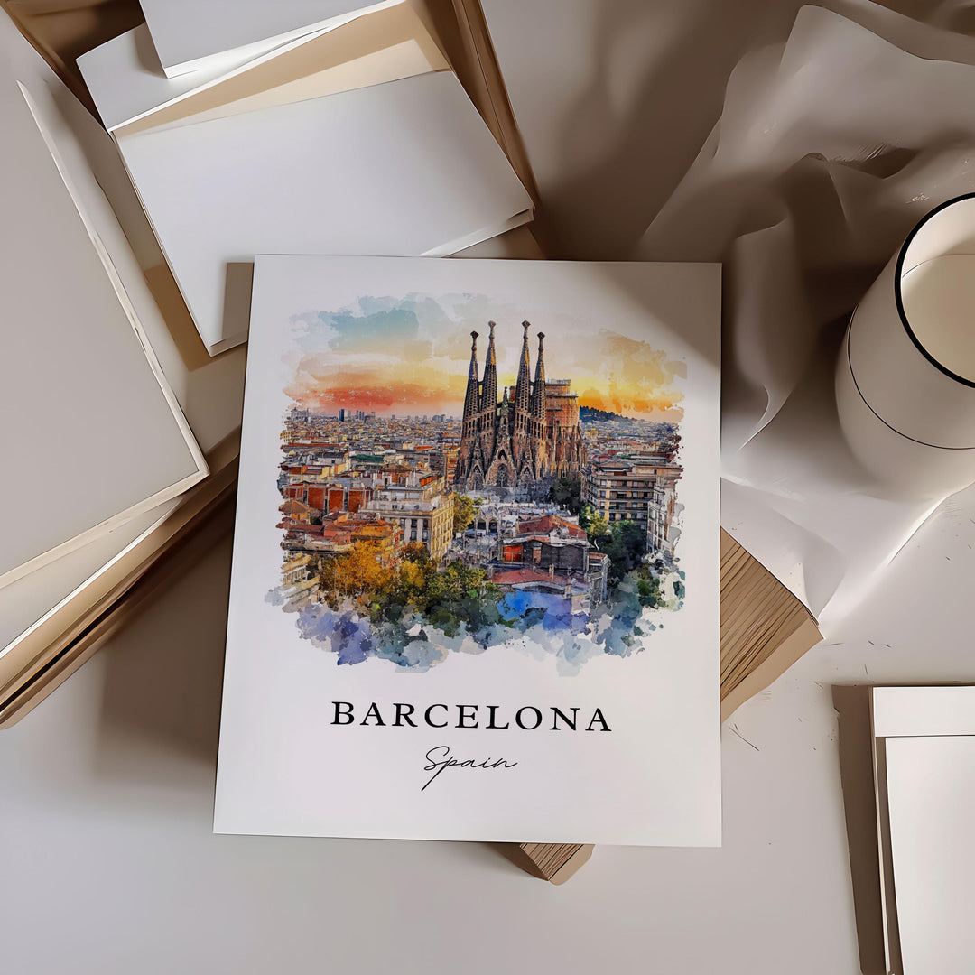 Barcelona Wall Art - La Sagrada Print