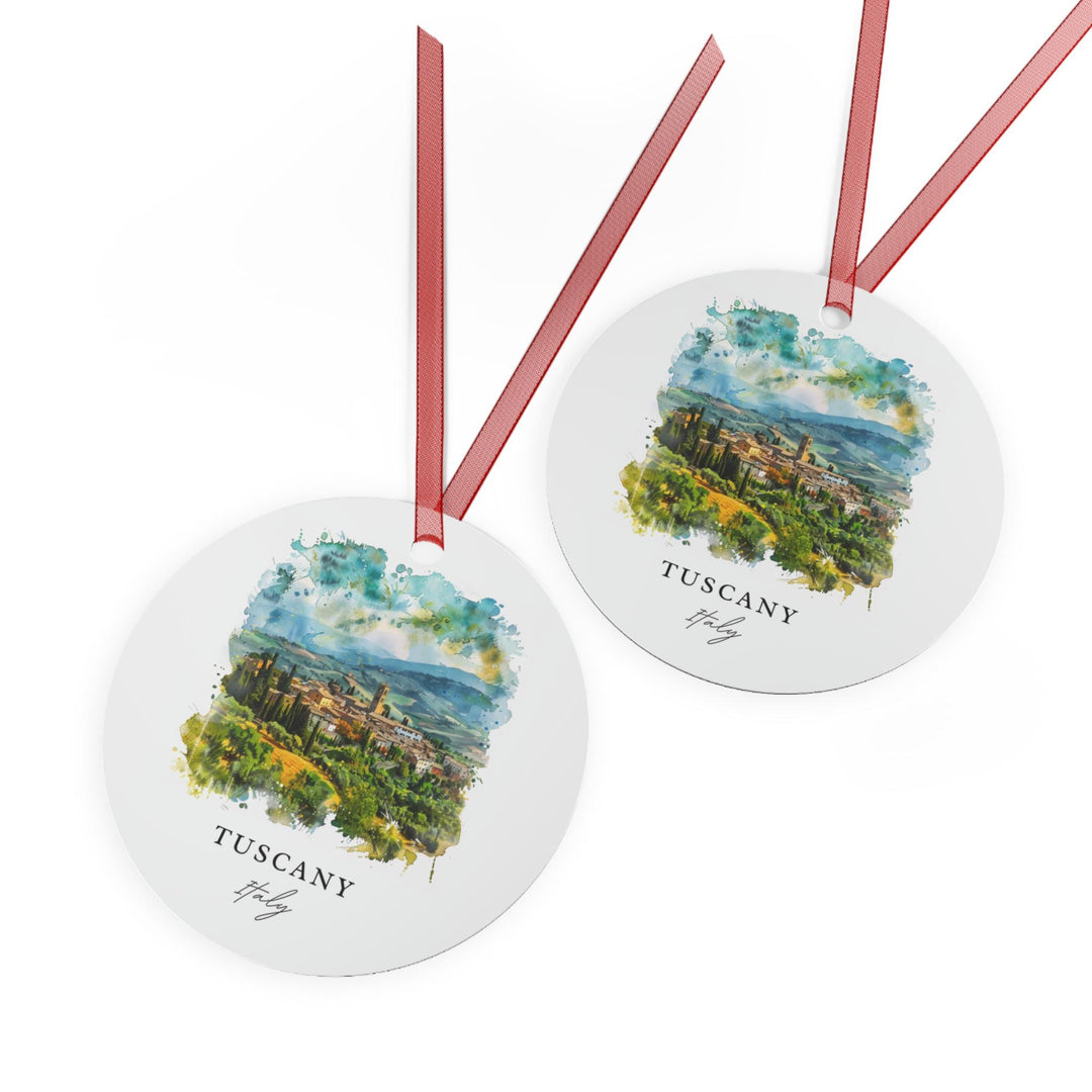 Tuscany Italy Ornament: Unique Tuscany Souvenir, Tuscany Xmas Decor, and Authentic Tuscany Italy Gift