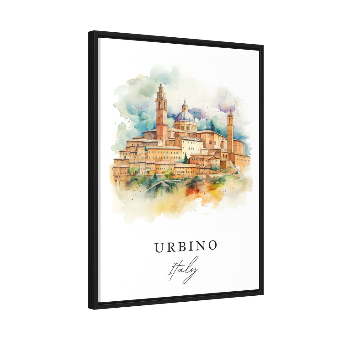 Urbino Italy wall art - Italy, Urbino IT print, Urbino Italia Wedding gift, Urbino Birthday present, Custom Text, Perfect Gift