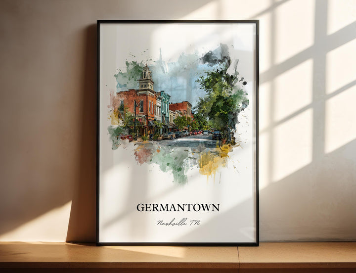 Germantown, Tennessee – Watercolor Art Print
