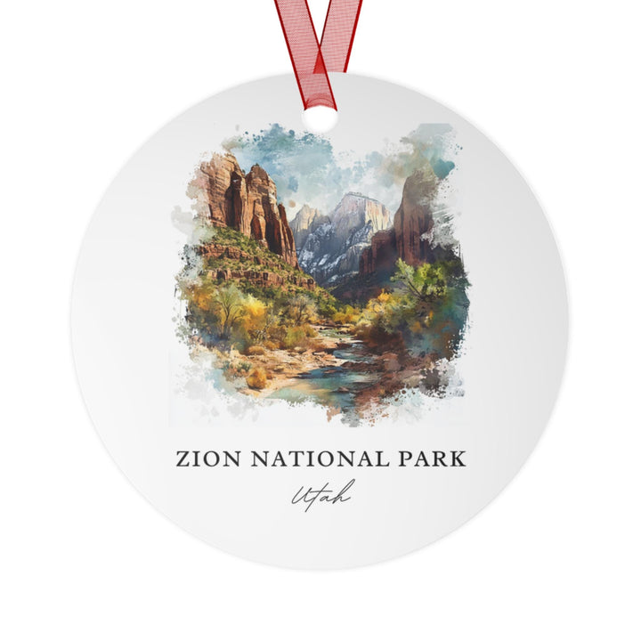 Zion National Park Ornament: Unique Zion Souvenir, Zion UT Xmas Decor, and Authentic Zion National Park Gift