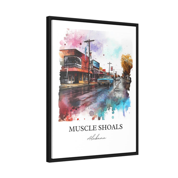 Muscle Shoals Wall Art - Alabama Print