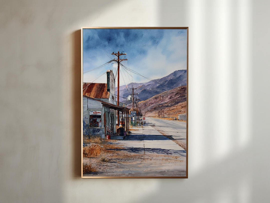 Death Valley, California, USA – Watercolor Art Print