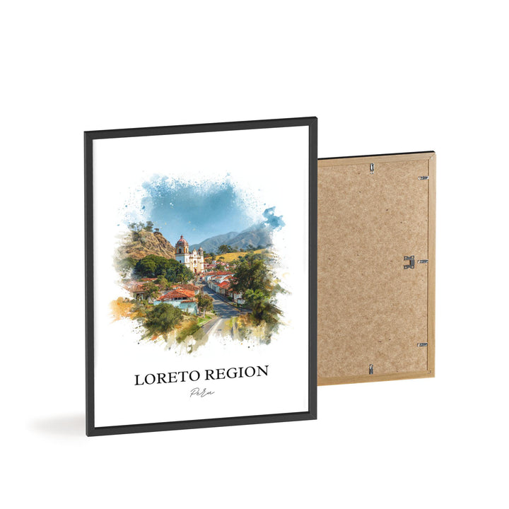 Loreto, Peru – Watercolor Art Print