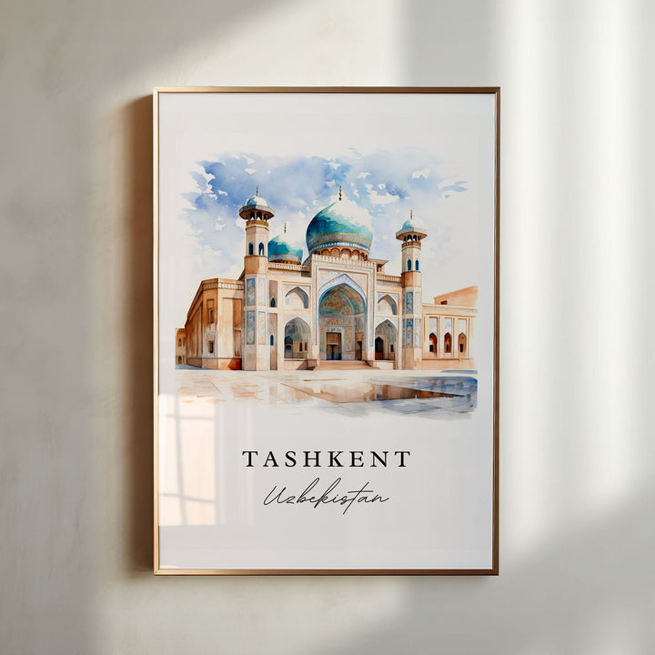 Tashkent Uzbekistan wall art - Uzbekistan, Tashkent print, Tashkent Wedding gift, Birthday present, Custom Text, Perfect Gift