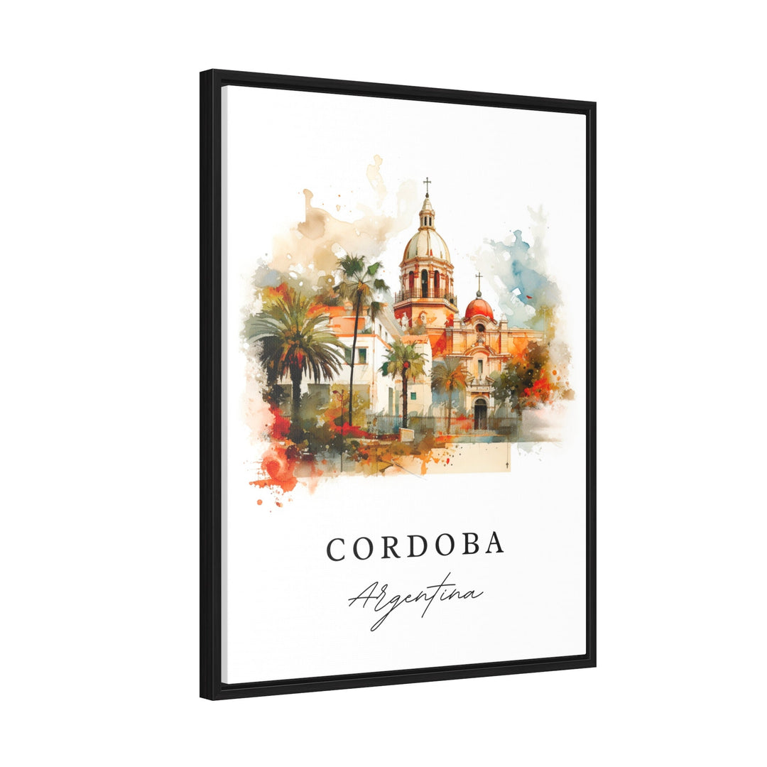 Cordoba Argentina wall art - Argentina, Cordoba poster print, Cordoba Wedding gift, Birthday present, Custom Text, Perfect Gift