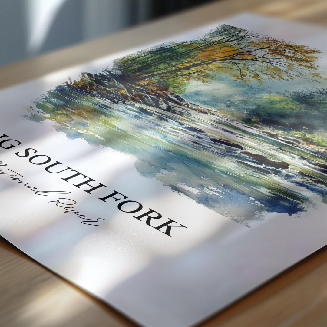 Big South Fork, USA – Watercolor Art Print