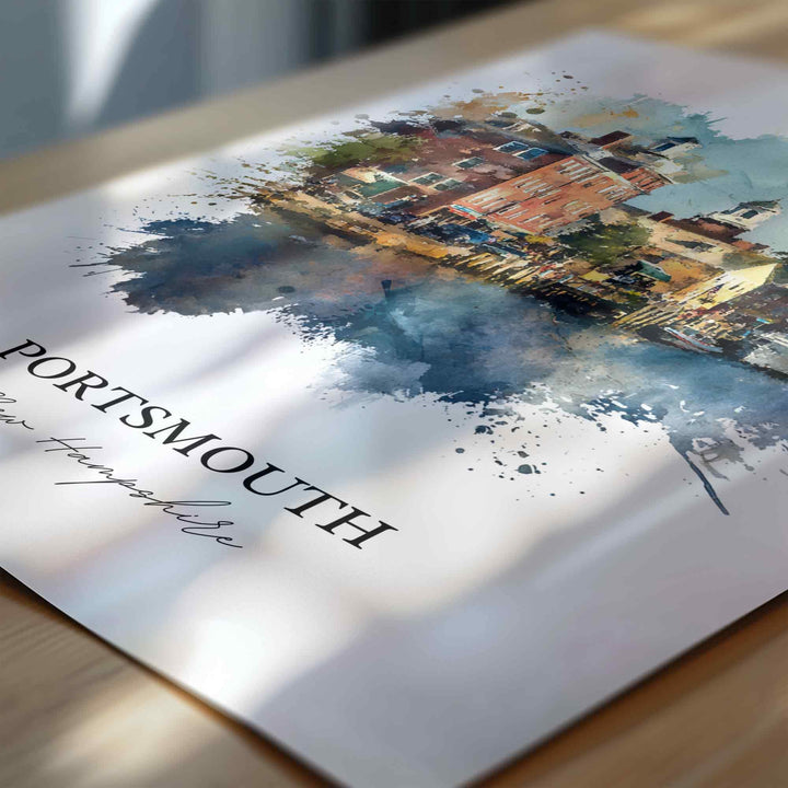 Newport, Rhode Island – Watercolor Art Print