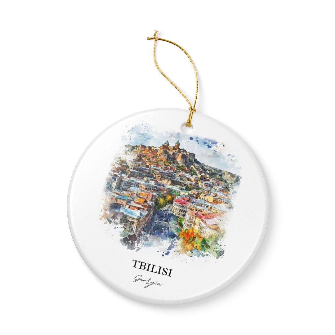 Tbilisi Ornament: Unique Tbilisi Georgia Souvenir, Tbilisi Xmas Decor, and Authentic Tbilisi Georgia Gift