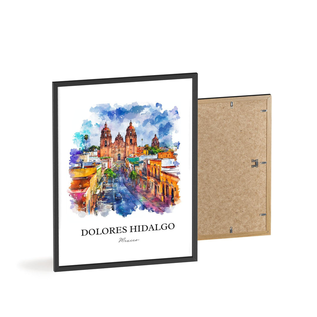 Dolores Hidalgo, Mexico – Watercolor Art Print