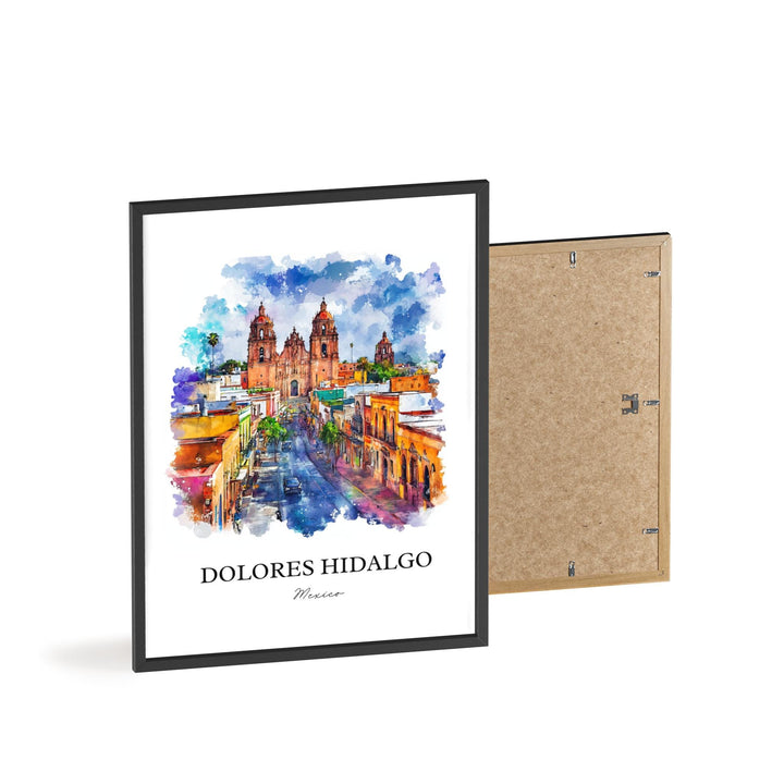 Dolores Hidalgo, Mexico – Watercolor Art Print