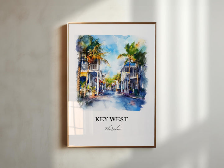 Key West, USA – Watercolor Art Print