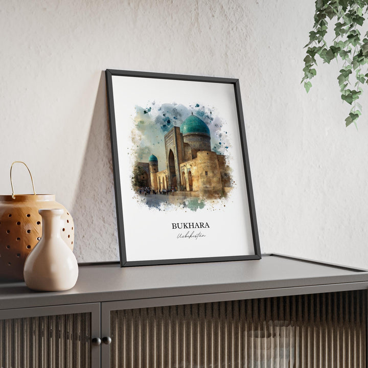 Bukhara, Uzbekistan – Watercolor Art Print
