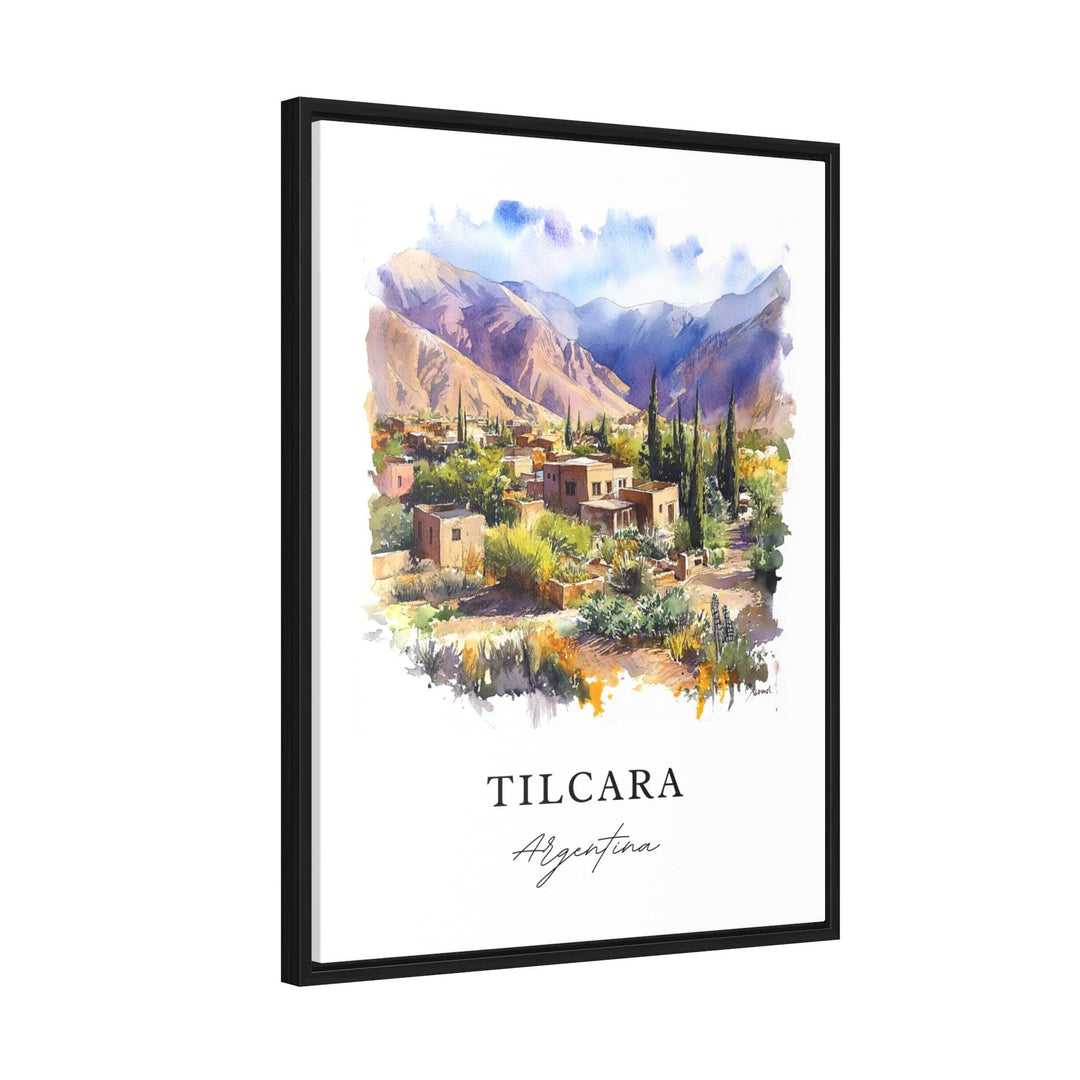 Tilcara Argentina Wall Art, Tilcara Print, Tilcara Watercolor Art, Tilcara Argentina Gift,