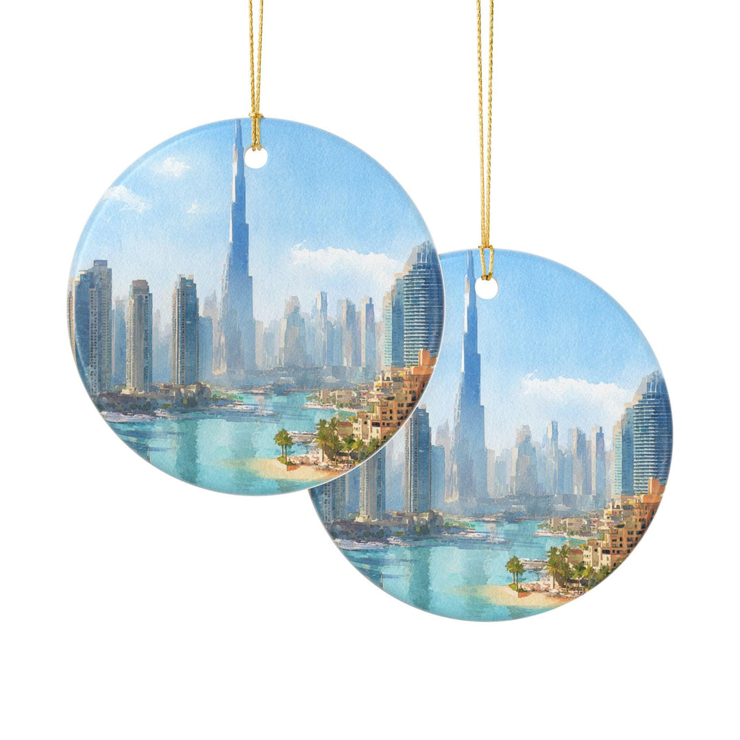 Dubai Ornament: Unique Dubai Souvenir, Dubai UAE Xmas Decor, and Authentic Dubai UAE Gift