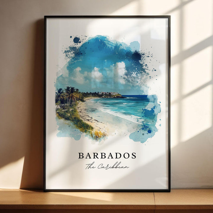 Barbados Wall Art - The Caribbean Print