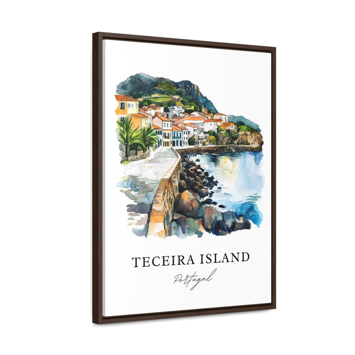 Teceira Island, Portugal – Watercolor Art Print