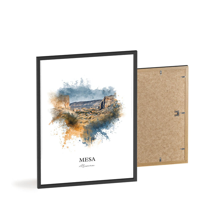 Mesa, Arizona – Watercolor Art Print
