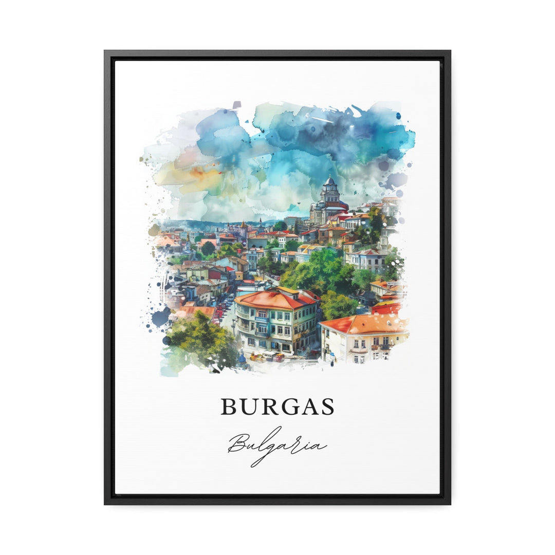 Burgas Wall Art - Bulgaria Print