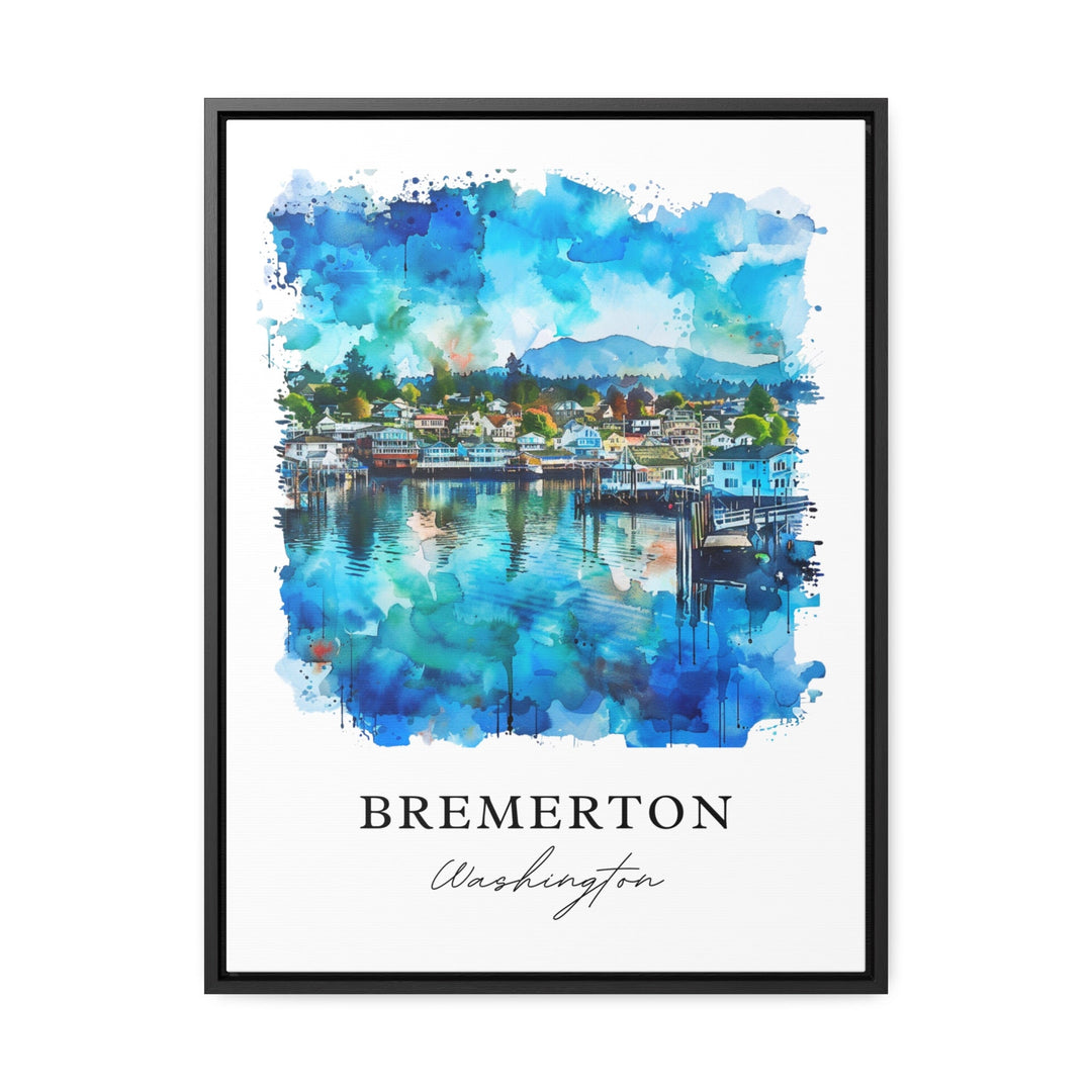 Bremerton Wall Art - State of Washington Print