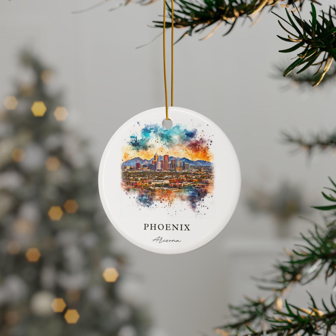 Phoenix AZ Ornament: Unique Phoenix Souvenir, Phoenix Arizona Decor, and Authentic Phoenix Arizona Gift