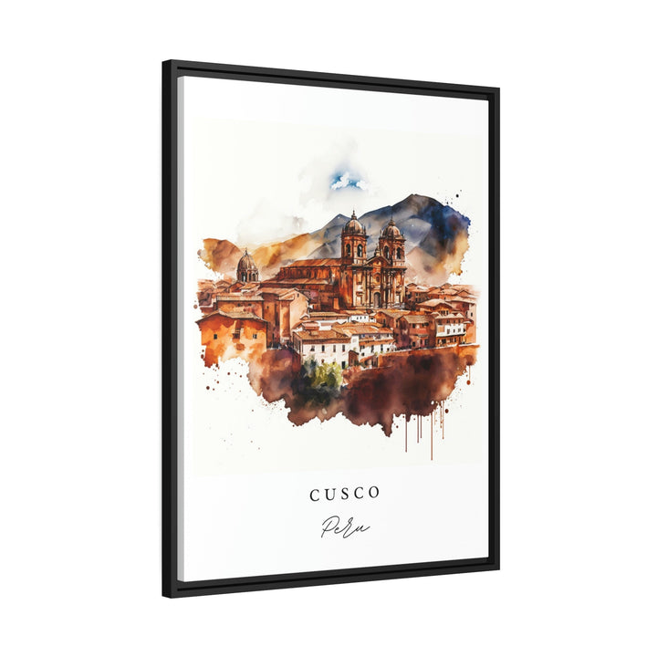 Cusco Peru wall art - Peru, Cuzco poster, Cusco Peru Wedding gift, Cusco Cityscape Birthday present, Custom Text, Personalised Gift