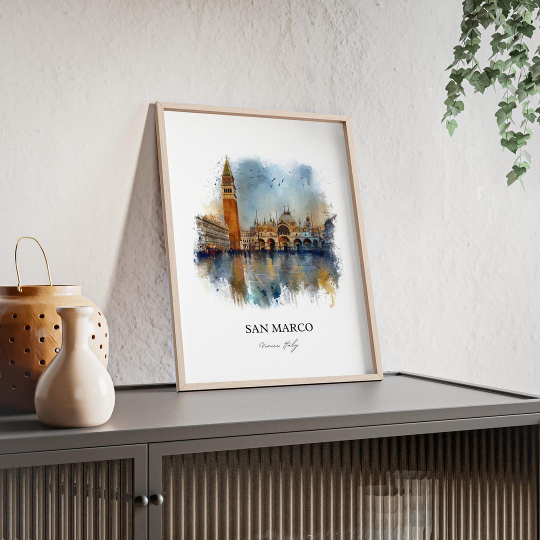 San Marco, Italy – Watercolor Art Print