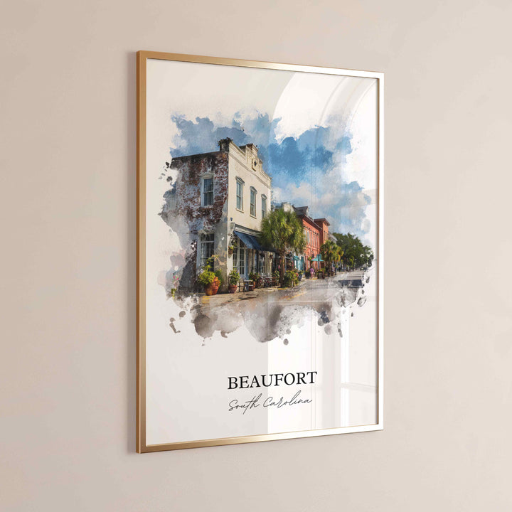 Beaufort, South Carolina – Watercolor Art Print