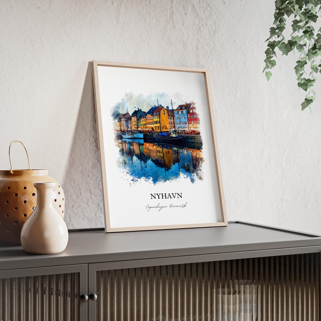 Nyhavn, Denmark – Watercolor Art Print
