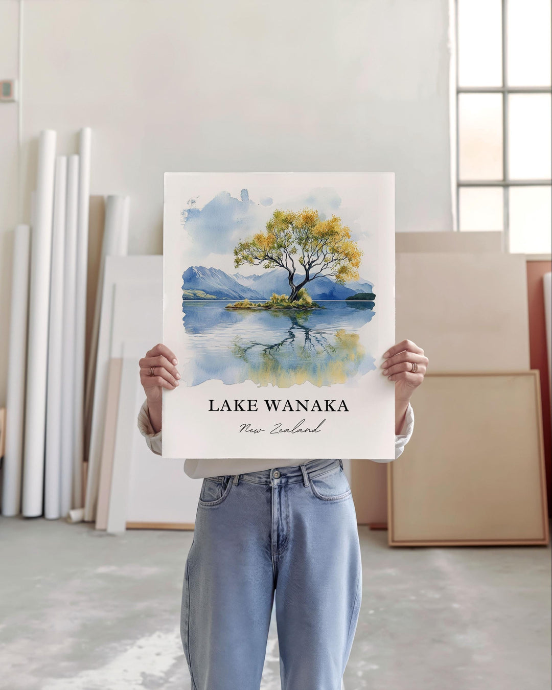 Lake Wanaka Wall Art - New Zealand Print