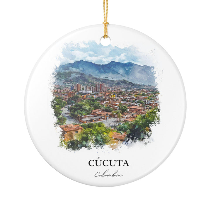 Cucuta Colombia Ornament: Unique Cucuta Souvenir, Cucuta Xmas Decor, and Authentic Cucuta Colombia Gift