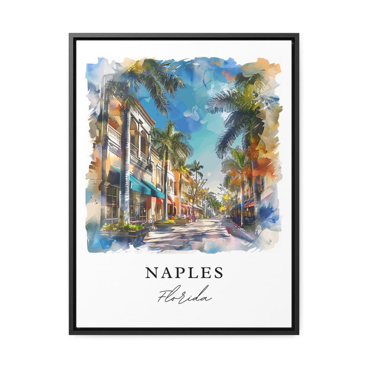 Naples Florida Art Print, Naples Print, Naples FL Wall Art, Naples Gift, Travel Print, Travel Poster, Travel Gift, Housewarming Gift
