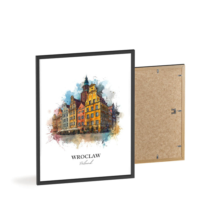 Wroclaw, Poland – Watercolor Art Print