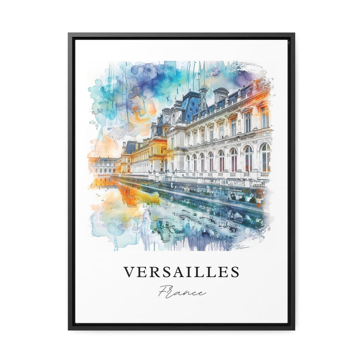 Versailles Wall Art, Versailles France Print, Versailles Watercolor, Versailles Palace Gift,