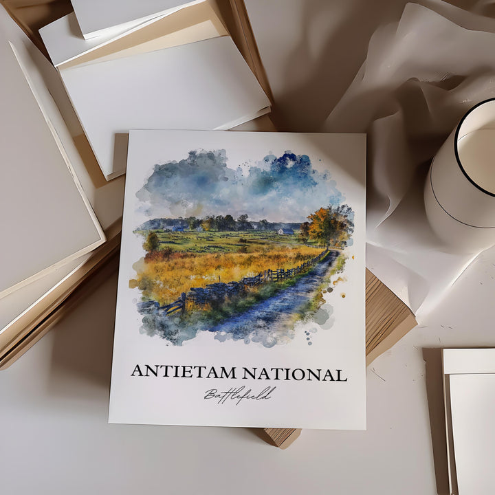 Antietam National Battlefield Wall Art - Maryland Print