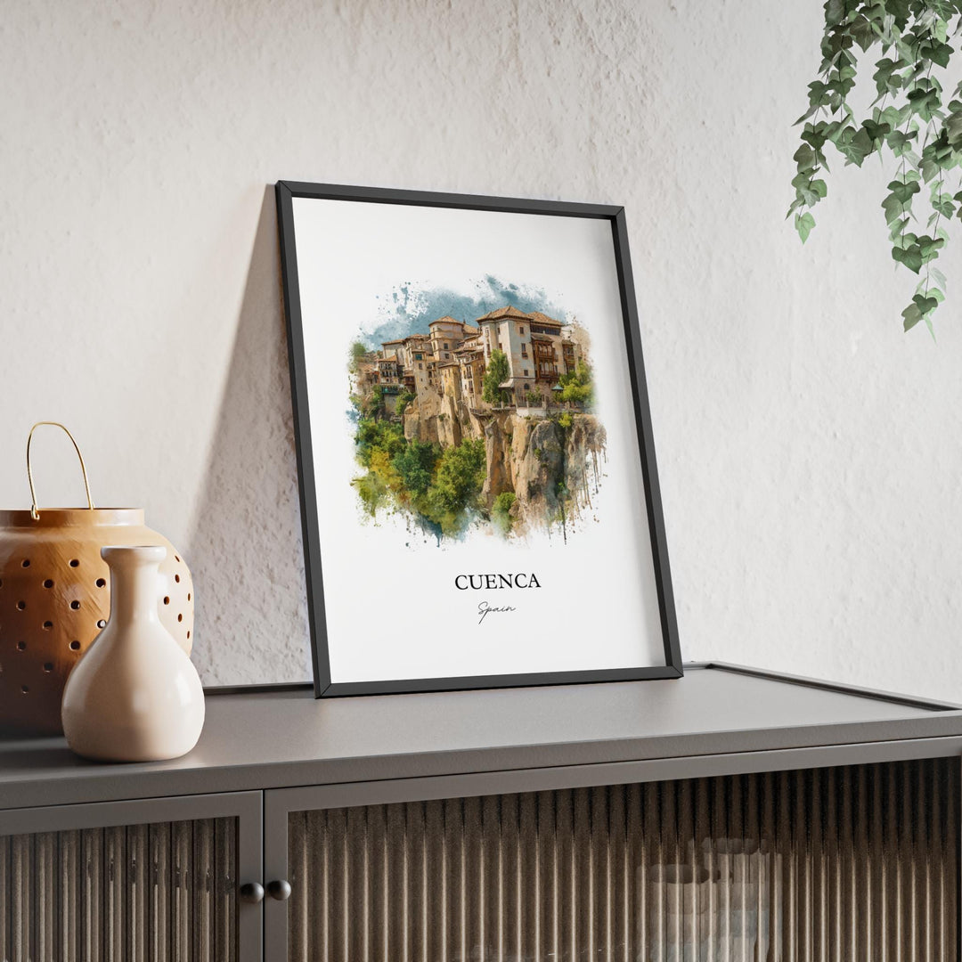 Cuenca, Spain – Watercolor Art Print