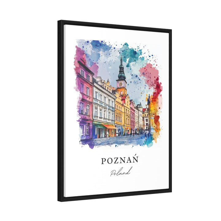 Poznan Poland Wall Art, Poznan Print, Western Poland Watercolor Art, Warta River Gift,