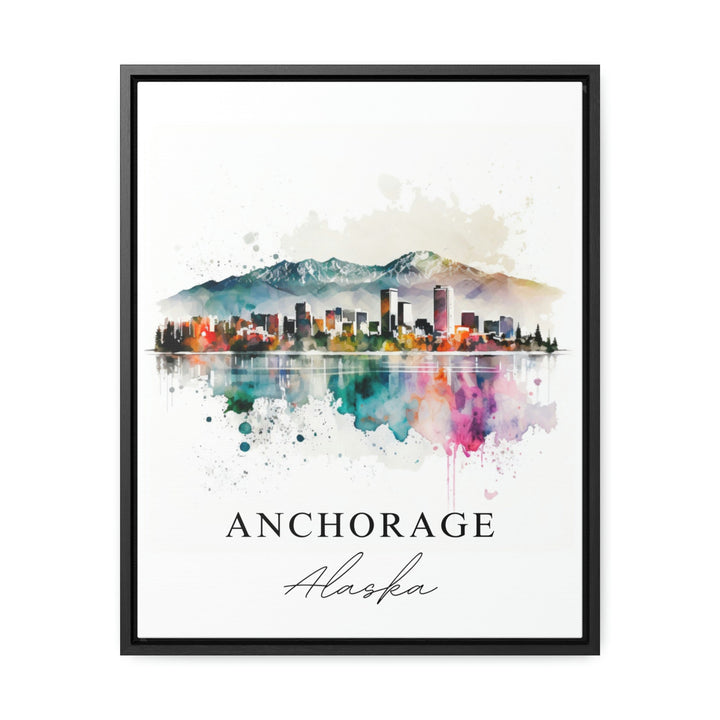 Anchorage AK wall art - Alaska, Anchorage poster, Anchorage Alaska Wedding gift, Birthday present, Custom Text, Personalised Gift