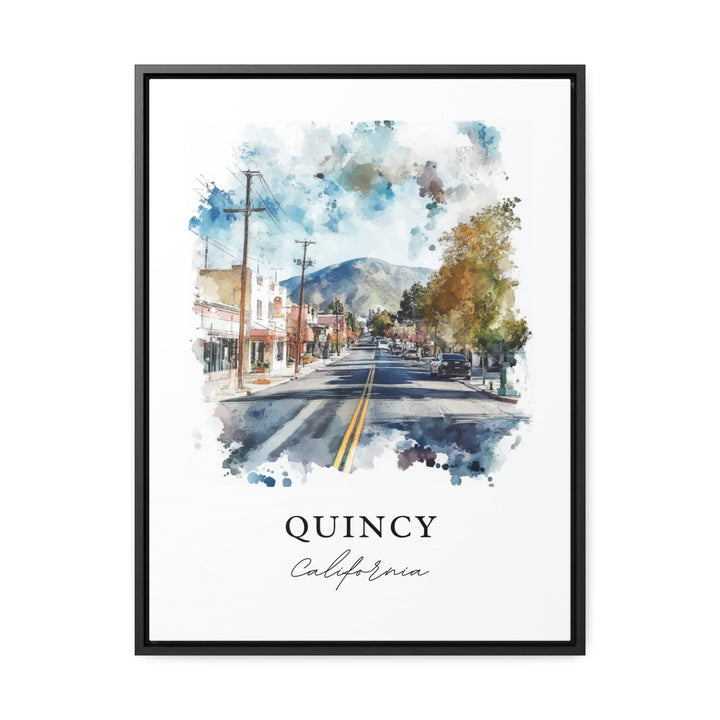 Quincy CA Wall Art, Quincy California Print, Plumas County Cali Art, Quincy California Gift,