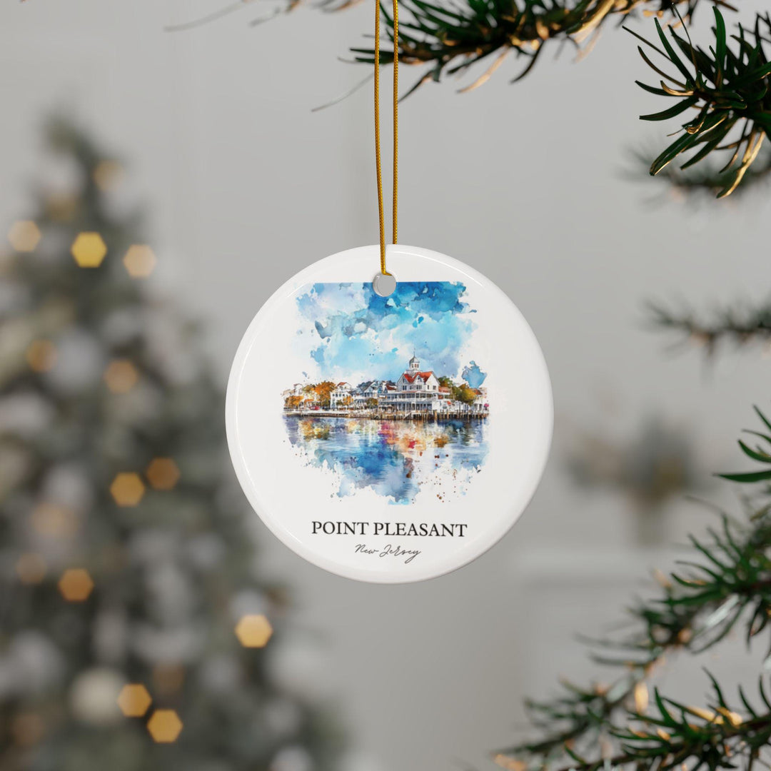 Point Pleasant NJ Ornament: Unique Jersey Shore Souvenir, Jersey Shore Xmas Decor, and Authentic Point Pleasant NJ Gift