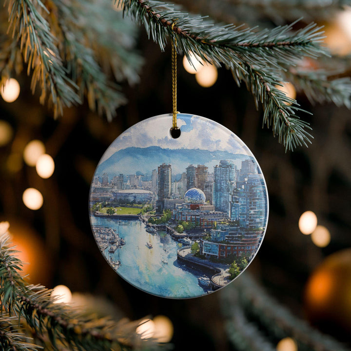 Vancouver Ornament: Unique Vancouver Souvenir, Vancouver Xmas Decor, and Authentic Vancouver BC Gift