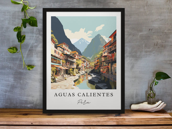 Aguas Calientes Wall Art - Peru Print