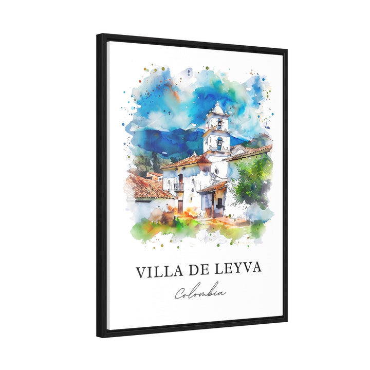 Villa de Leyva Wall Art, Colombia Print, Bogotá Watercolor, Bogotá Colombia Gift,