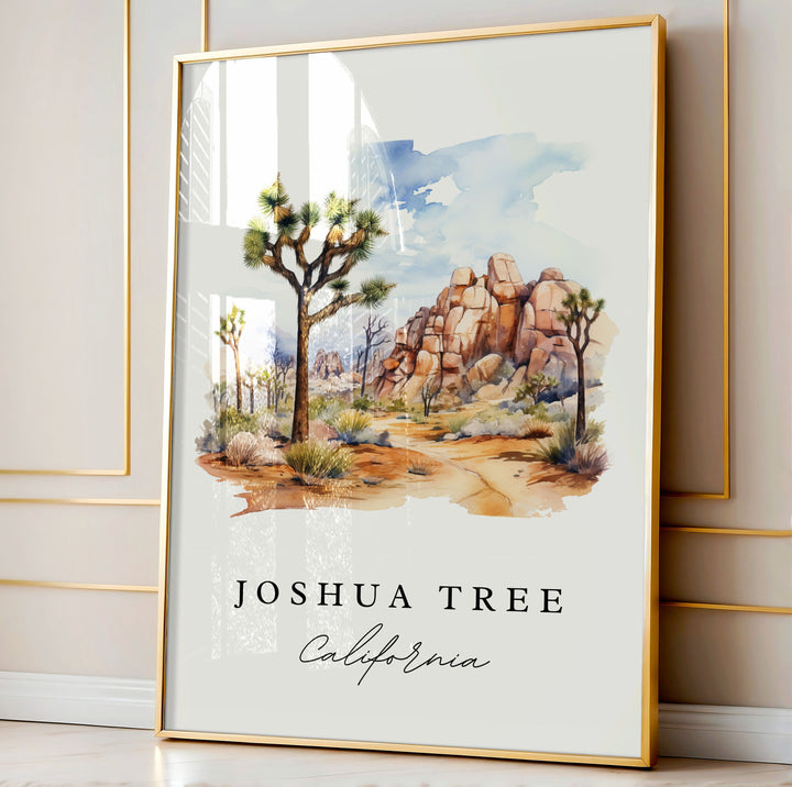 Joshua Tree CA wall art - California, Joshua Tree poster print, Joshua Tree Park gift, Birthday present, Custom Text, Perfect Gift