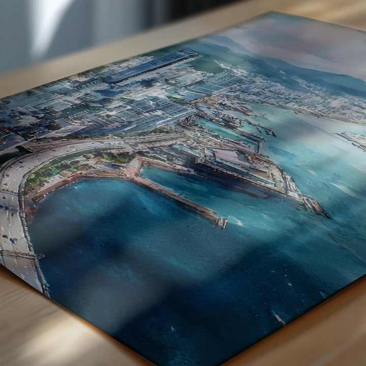 Busan, South Korea – Watercolor Art Print