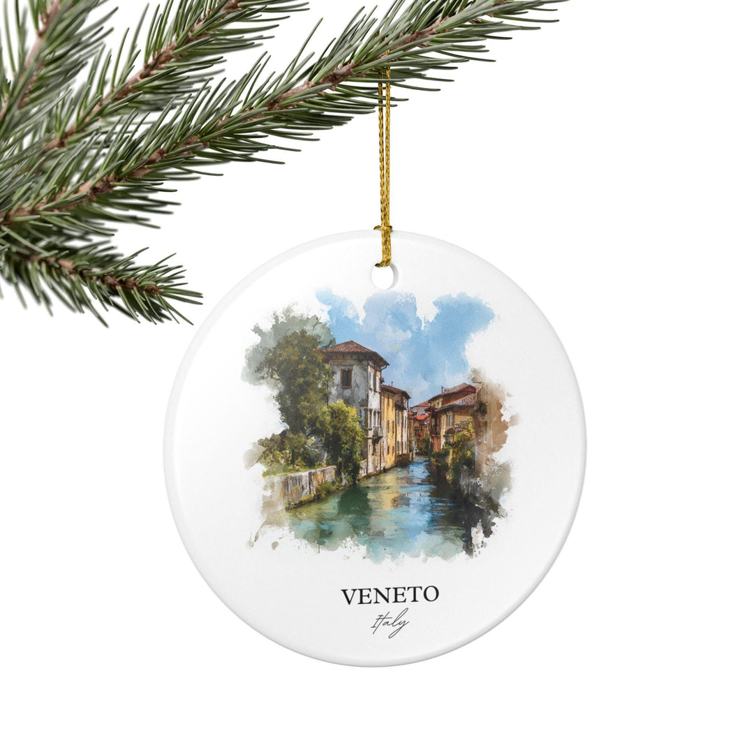 Veneto Italy Ornament: Unique Veneto Italy Souvenir, Italy Xmas Decor, and Authentic Veneto Italy Gift