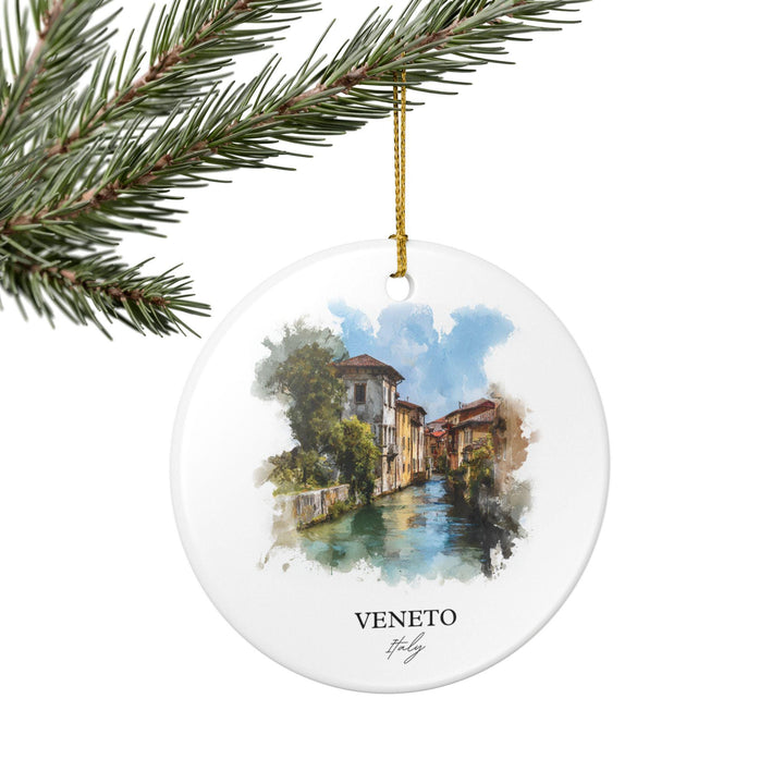 Veneto Italy Ornament: Unique Veneto Italy Souvenir, Italy Xmas Decor, and Authentic Veneto Italy Gift