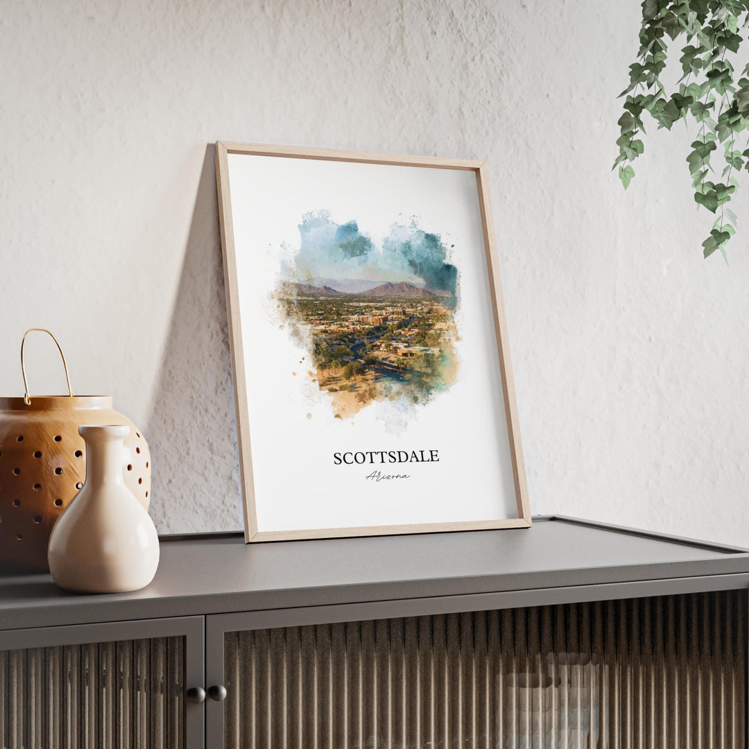 Scottsdale, Arizona – Watercolor Art Print