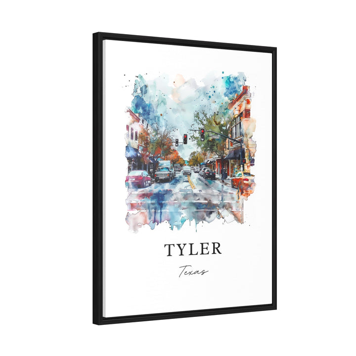 Tyler Texas Wall Art, Tyler TX Print, Tyler Texas Watercolor Art, Tyler Texas Art Gift,