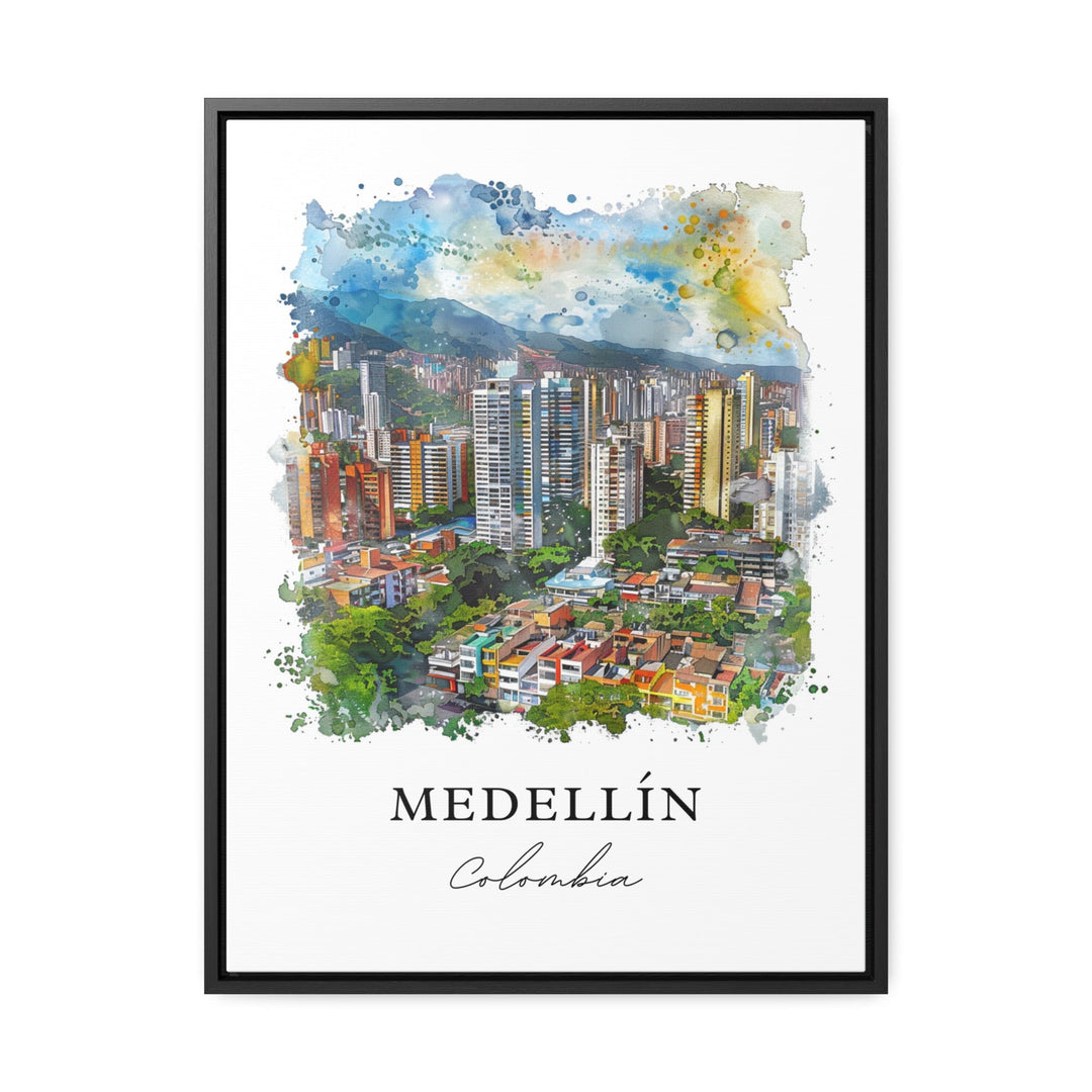 Medellin Colombia Wall Art, Medellin Colombia Print, Medellin Watercolor, Colombia Gift,